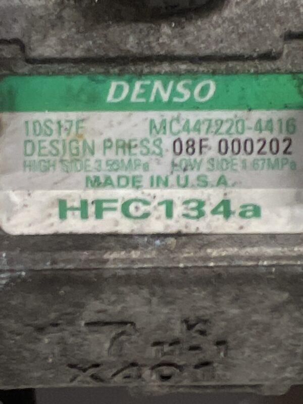A/C Compressor DENSO ISUZU NPR Gas 6.6L 2022 OEM 8981864610 MC447220-4416 - Image 5