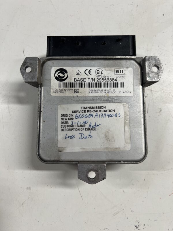 Allison Transmission Control Module A63 FREIGHTLINER M2 2020 OEM 29556884. Lost Data - Image 2