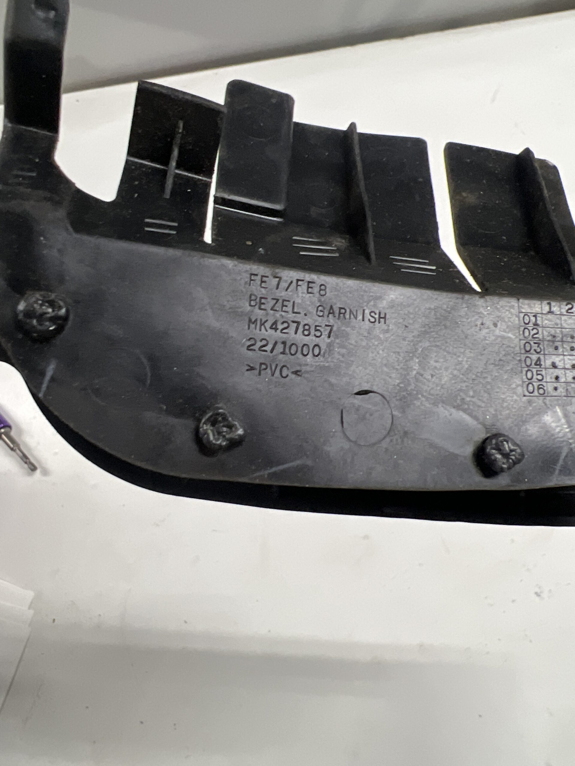 Dashboard Speedometer Cluster Bezel w/ Switches FUSO FE OEM MK427857 - Image 3