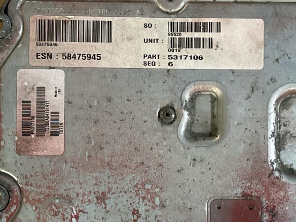 Cummins 6.7L Engine Control Module 2014 OEM 5317106 3958748 - Image 3