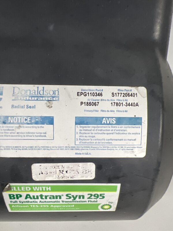 Air Cleaner HINO 268 OEM S177206401 EPG110346 - Image 3