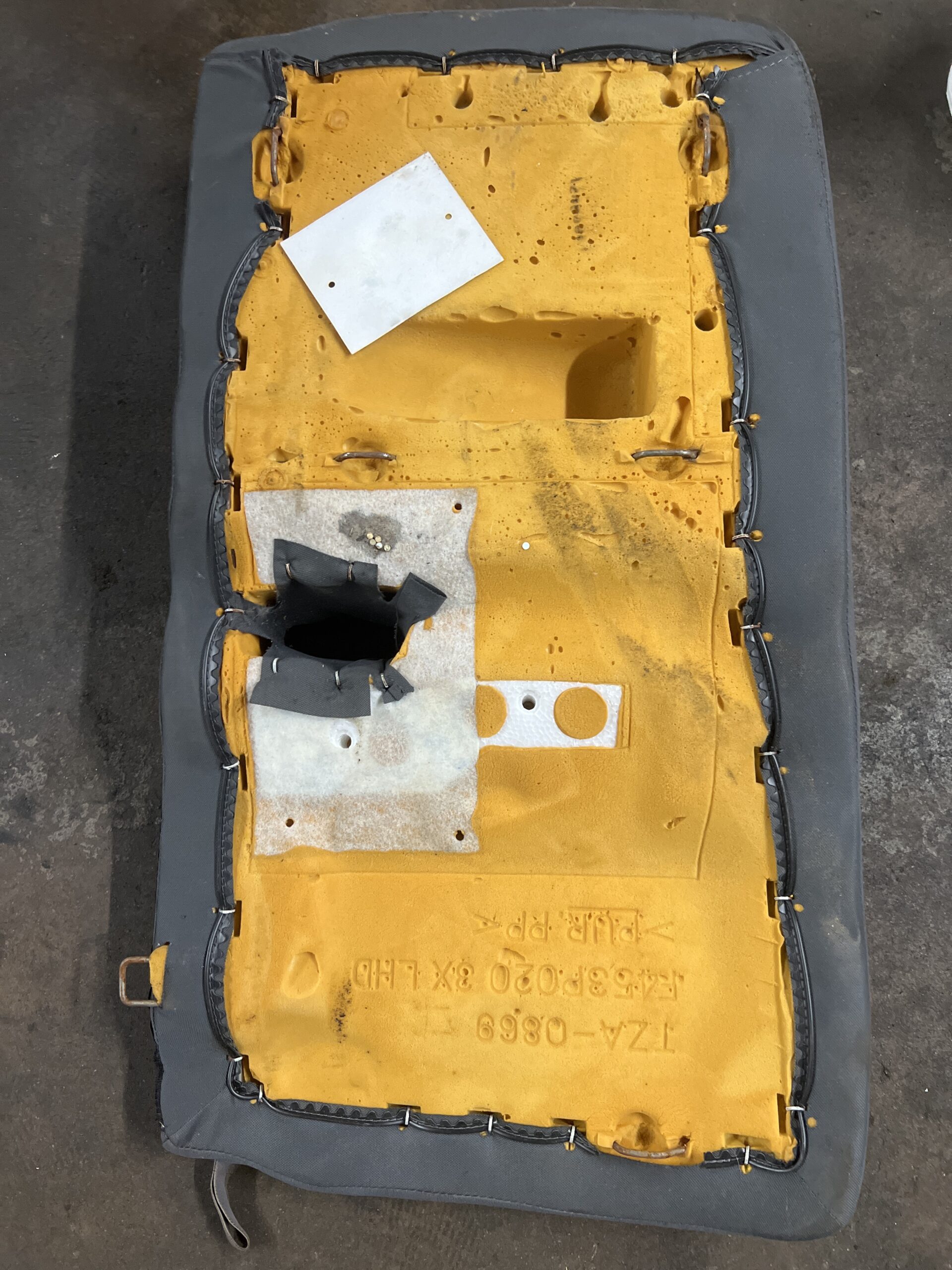 Front Right Seat Lower Cushion ISUZU NPR Gas 2012-2020 OEM - Image 2