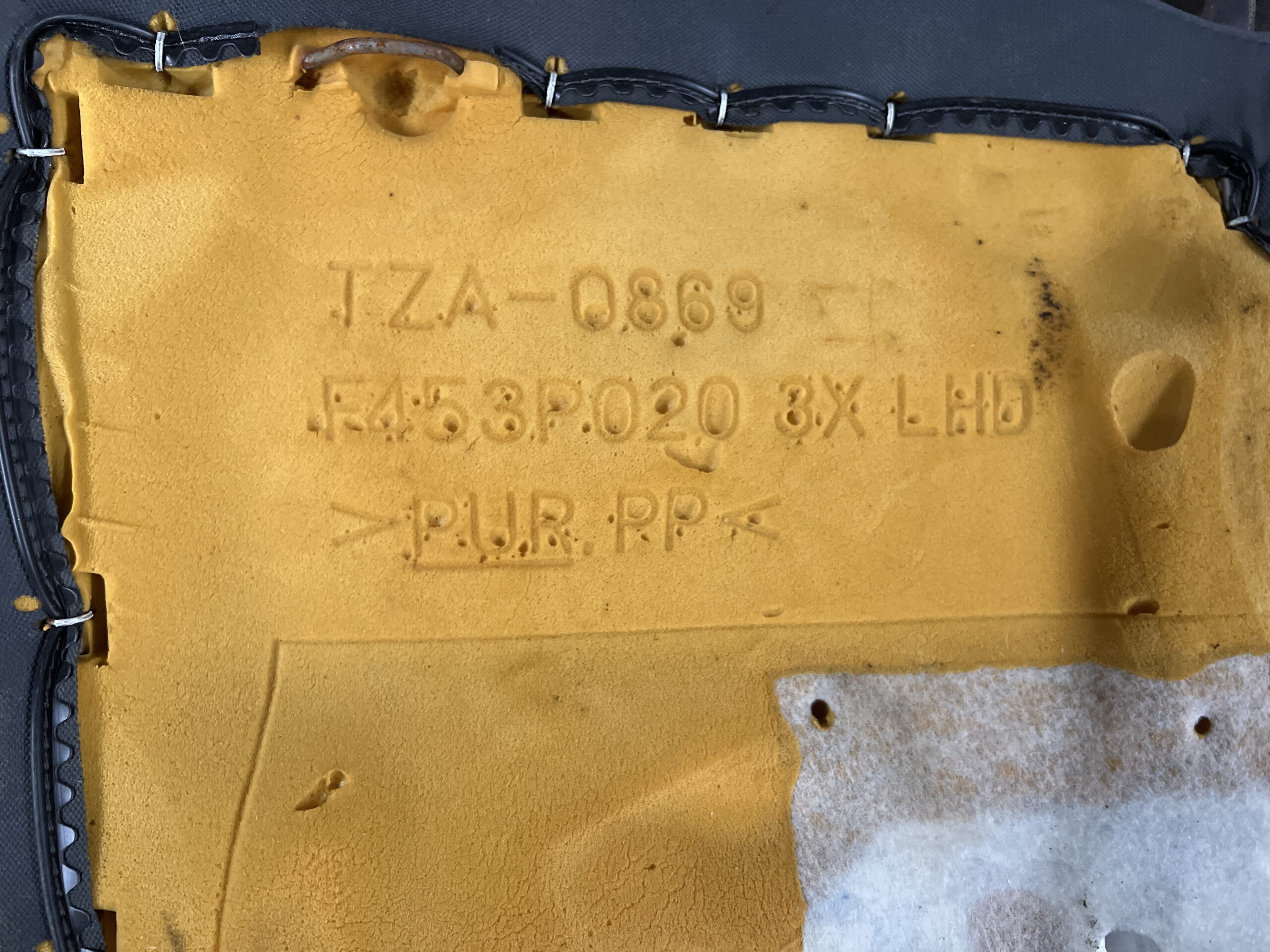 Front Right Seat Lower Cushion ISUZU NPR Gas 2012-2020 OEM - Image 3