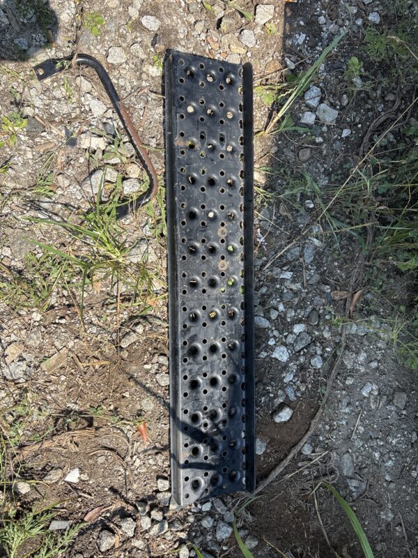 Fuel Tank Step Platform | Perforated Steel | Fits International MV607 SBA 2023