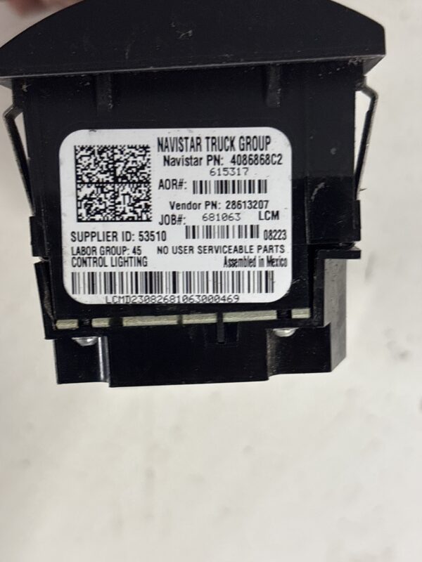 International Navistar LCM Light Control Module Switch Panel 4036868C2 International MV607 SBA 2023 - Image 4
