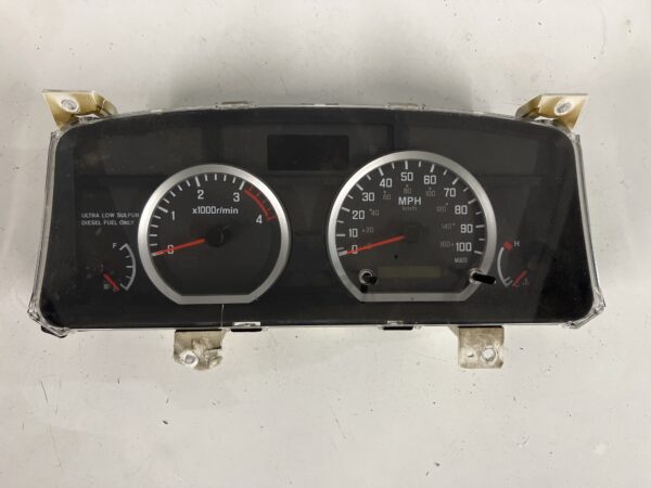 Speedometer Gauge Cluster ISUZU NPR Diesel 2016 OEM 8983002900. Mounts Damaged