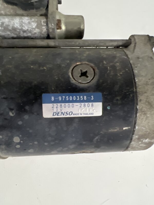 Starter Motor ISUZU FTR Diesel 4HK1-TCS Standart Cab 2017-2019 OEM 8975003583 - Image 2